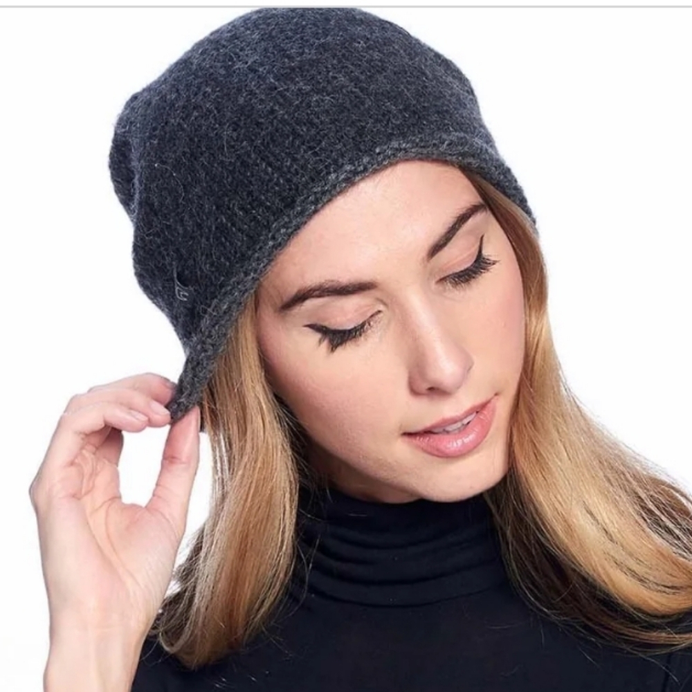 Shupaca Alpaca Beanie Hat - Rustic Carbon